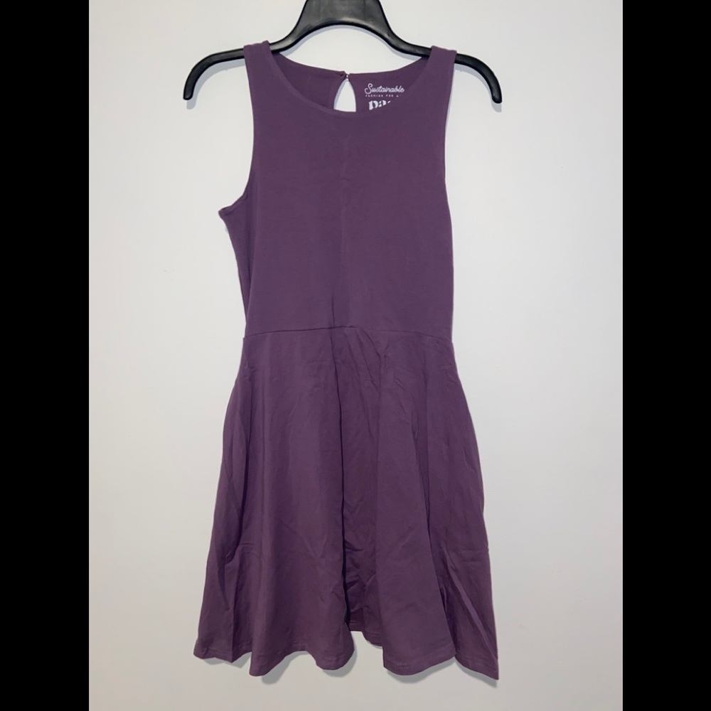 Purple organic dress